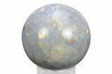 Polished Blue Quartz Sphere - Madagascar #245454-1